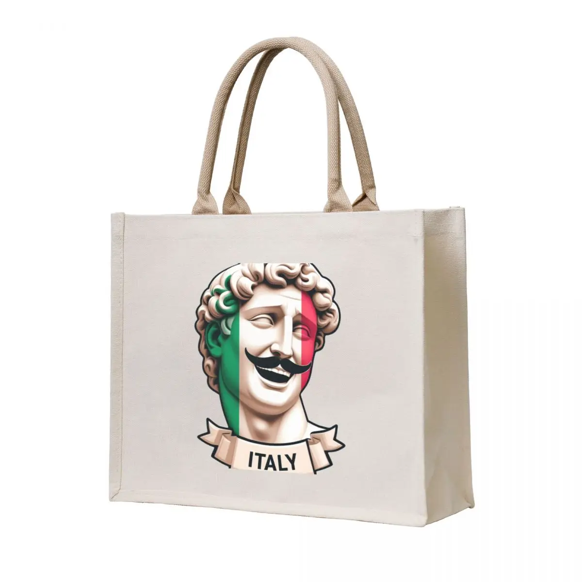 

Aesthetic Italy Statue Tote Bag Women's shopper bag Candy bags canvas tote bag for beach