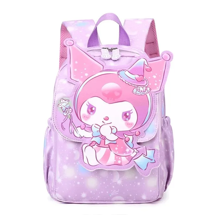 

New cartoon Kuromi Kids Backpack Schoolbag Girls Boys Cute Backpack Bag