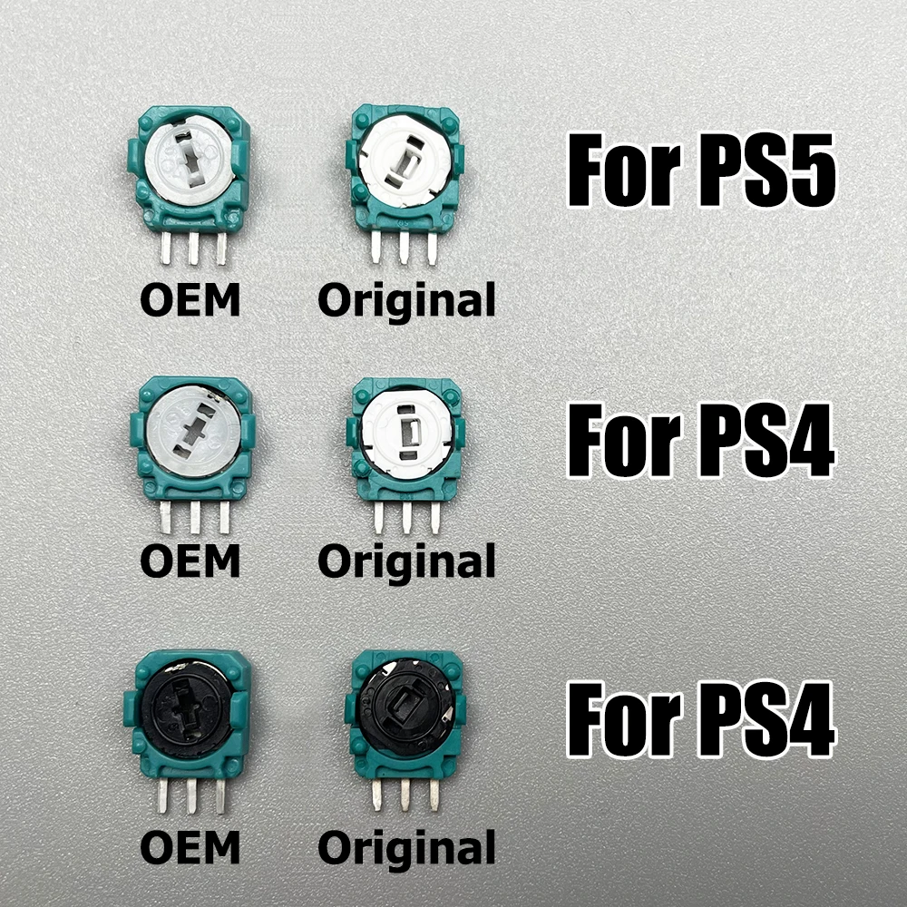 GSF 5/10/50/set 3D Analog Joystick Potentiometer Sensor Module Axis Resistor For PS4/PS5 Controller Micro Switch Replacement