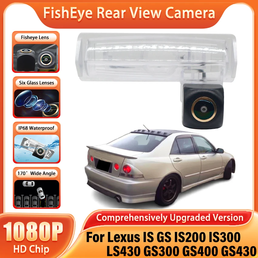 170°For Lexus IS GS IS200 IS300 LS430 GS300 GS400 GS430 Rear View Camera Reversing Camera Car Back UP Camera HD CCD Night Vision