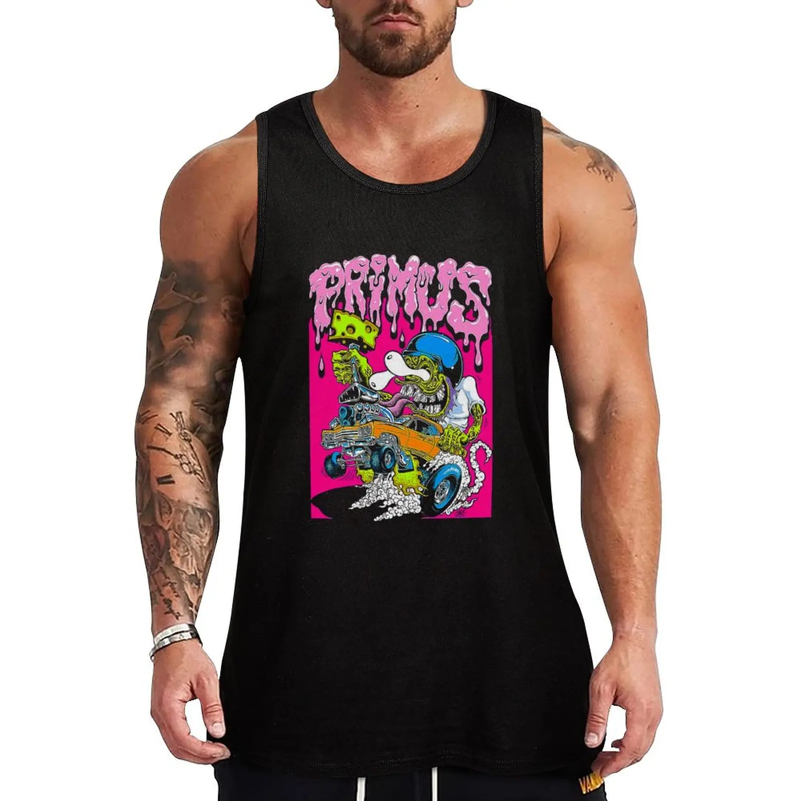 Bestie primus primus band best selling Tank Top Urban Casual Tank Top Streetwear Sleeveless Shirt