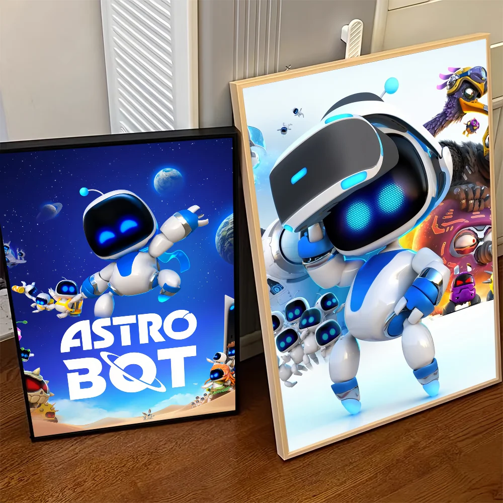 Classic Game A-Astro Bot Poster Prints Wall Painting Bedroom Living Room Decoration Office Small