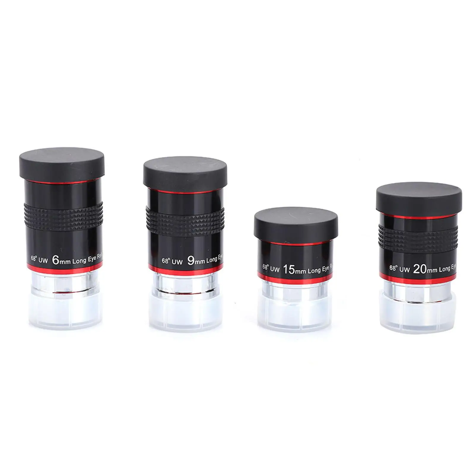 

1.25-Inch 68° Ultra Wide Angle FMC Eyepiece Set - 6mm, 9mm, 15mm, 20mm for Astronomy Telescope & Monocular