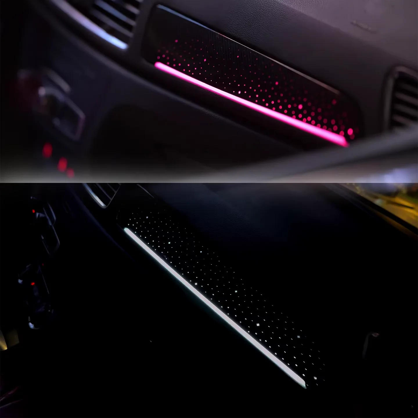 SJC 64 Color Car Ambient Light Accessories for Q3 2013-2018 Starry Sky Style Interior Atmosphere Lighting for