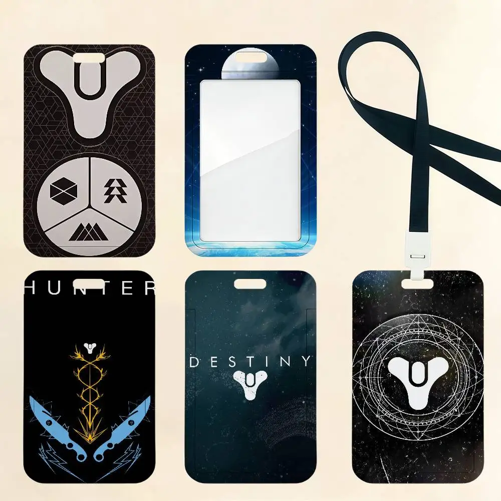 Porte-cartes Game D-Destiny 2, étui pour carte d'identité d'étudiant, utilisation quotidienne, transport en métro, travail, protection pour le bureau, l'école et le bus
