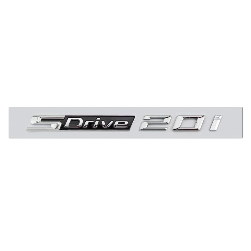 Car sdrive 20i 25i 28i 30i 35i Letters Logo Badge Emblem Decals Sticker For BMW X1 X3 X5 Z4 E86 E89 G29 E84 F48 E83 F25 E70 F15 view 3