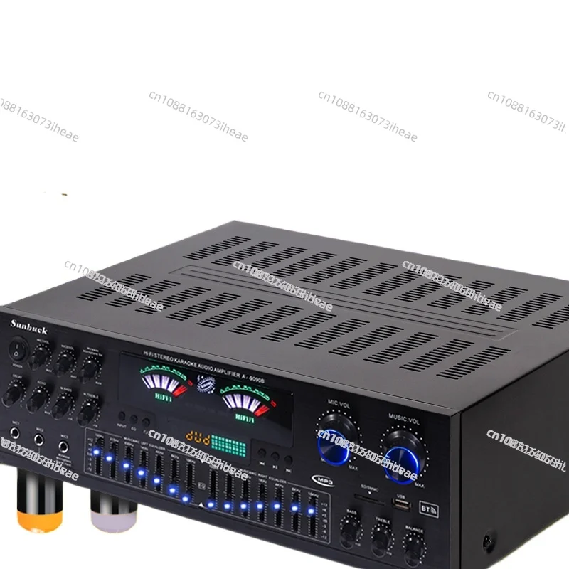 5-Channel power amplifier household high-power professional karaoke fever heavy bass HDMI digital coaxial 7.1 Bluetooth