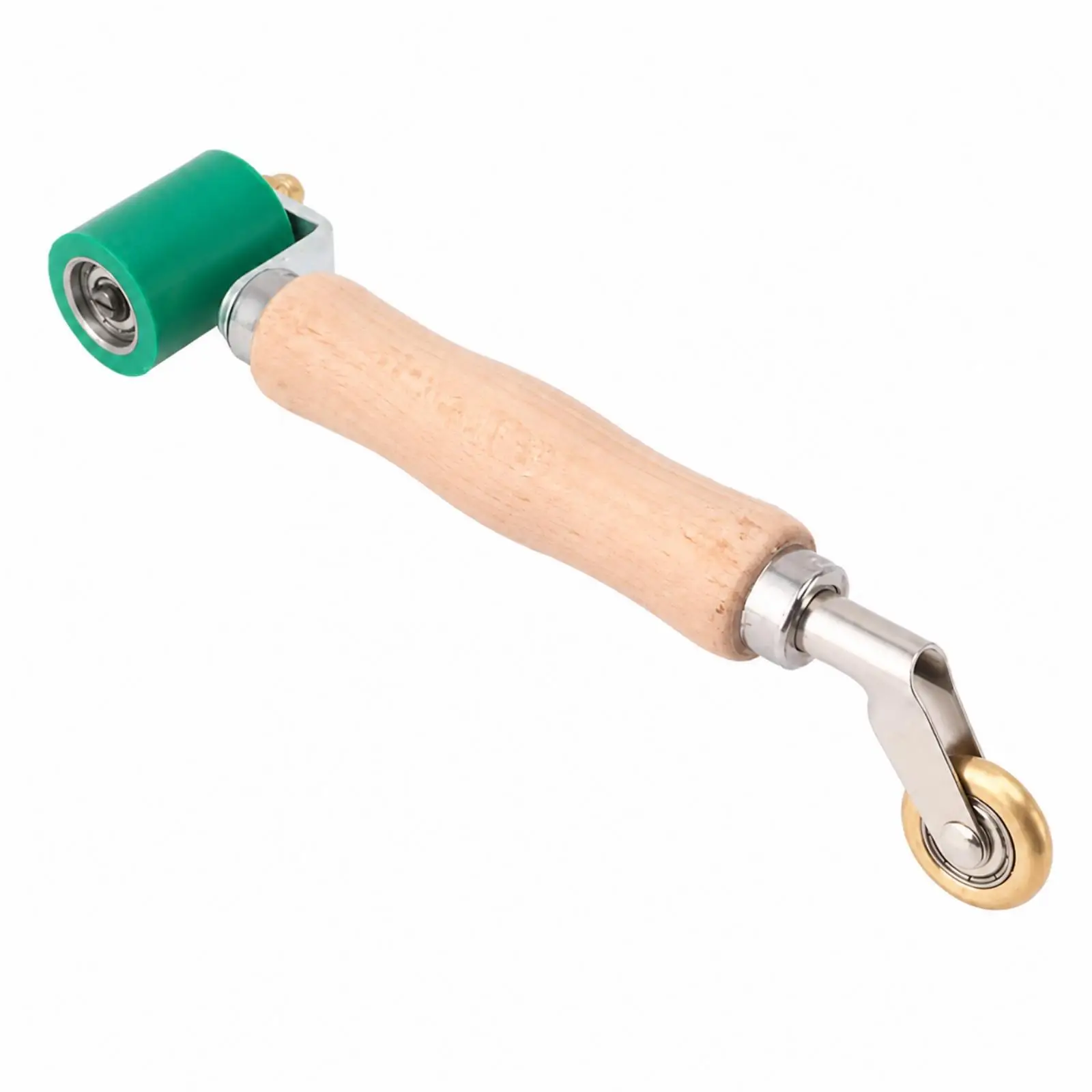 Seam Roller for Welding PVC Double Ended Roller with Silicone and Metal Wheels for Craft Workshop Home Use