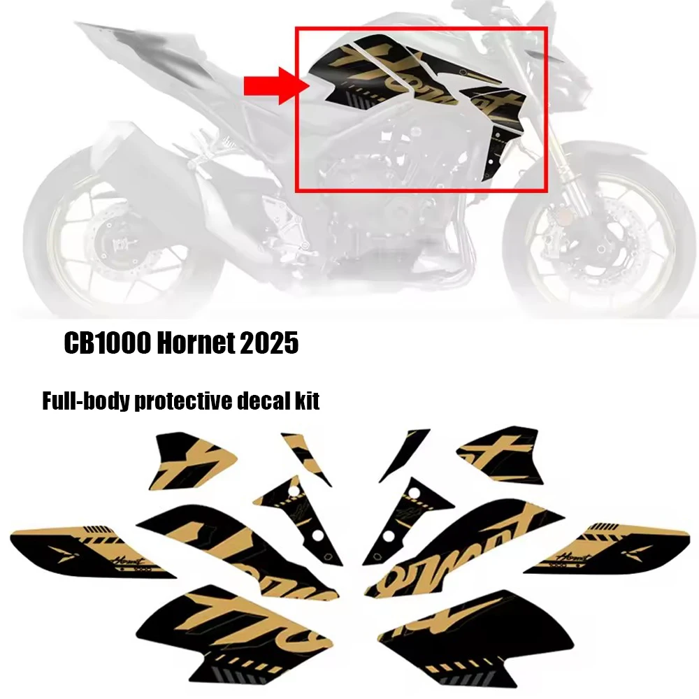 

For Honda CB1000 2025 Waterproof and scratch-resistant Paint protection stickers Hornet CB 1000 Full-body protective decal kit