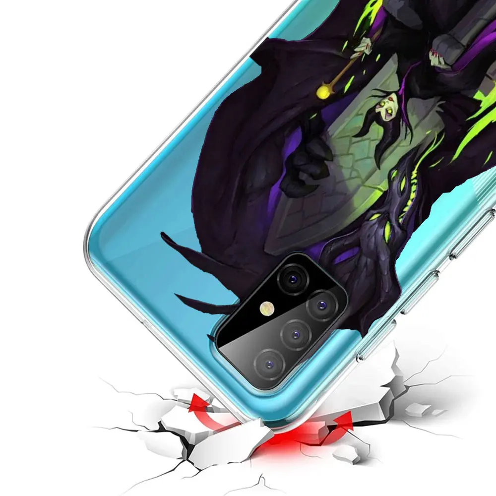 Disney Maleficent Case for Samsung Galaxy A15 A54 A21s A14 A22 A51 A53 A12 A13 A23 A71 A52 A55 A35 A31 A33 TPU Soft Phone Cover