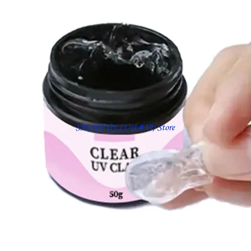 

E21F прозрачная УФ-глина, бесплатная креативная модель, клей для замешивания для начинающих, клей из смолы, аксессуары для для