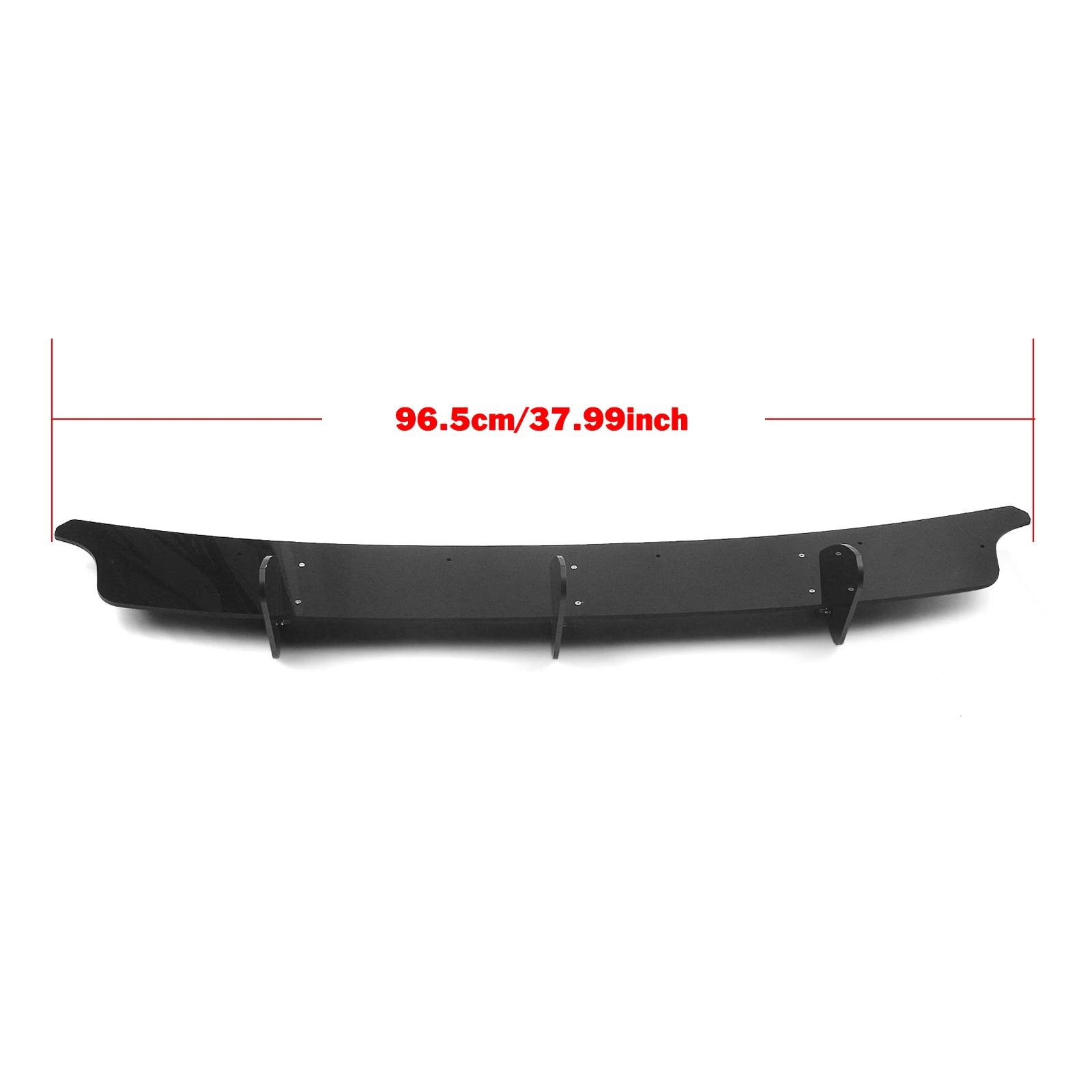 For Volkswagen VW Golf 6 MK6 VI GTI 2010-2014 Rear Bumper Diffuser Lip Black Lower Valance Bracket Splitter Spoiler Plate Trim