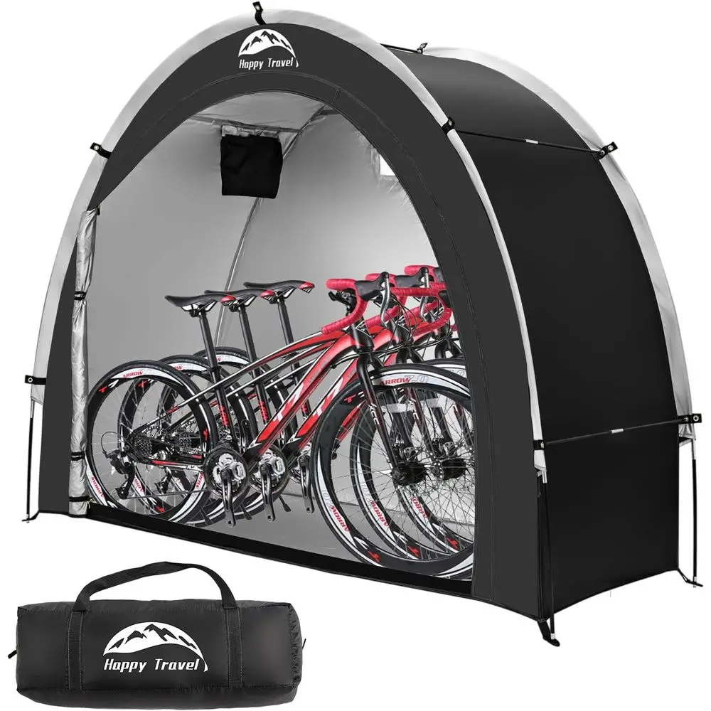 

Bike Storage Shed Tent,Outdoor Portable ycle Storage Sheds with 210D rd abric PU4000 Waterproo or 2/3/4/6/8 Bikes,Bike Covers Sh