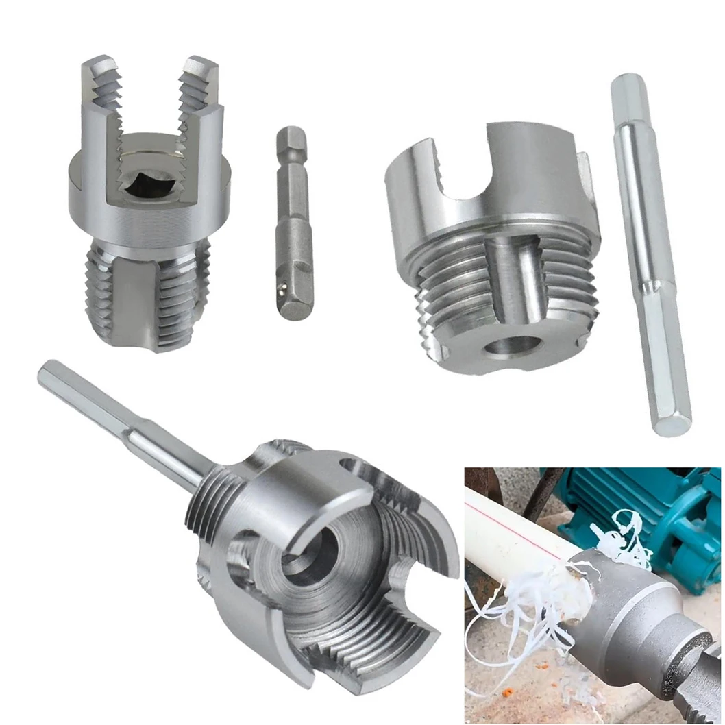 1/3 個 20/25/30 ミリメートル水道管ねじ切りタッピング内外ねじ統合ダイスホース電気ドリル家の修理 ﻿