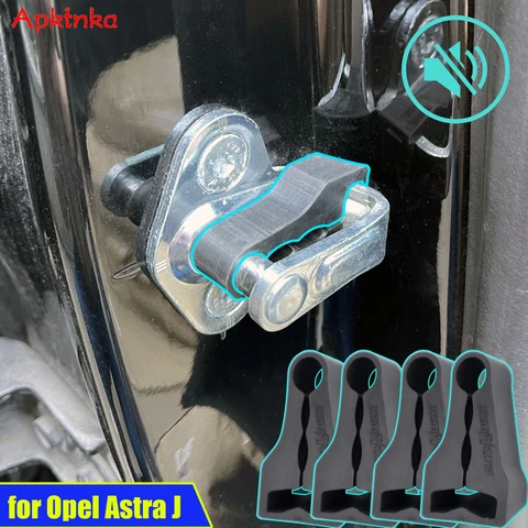 Звуковой демпфер, буфер дверного замка для Opel Vauxhall Astra J Ampera Zafira Tourer?C Cascada, звукоизоляционные винты, глухокий уплотнитель, глушитель
