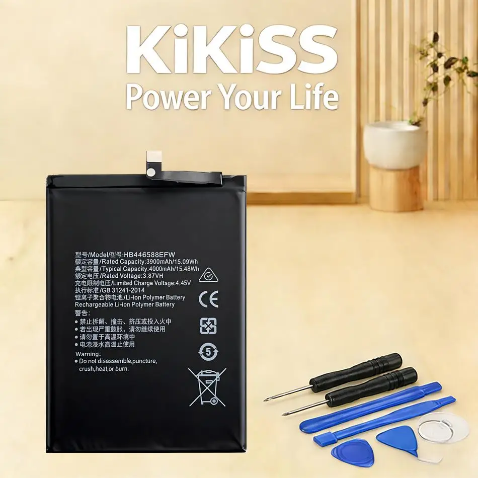 

Надежный аккумулятор для мобильного телефона 4000 мАч HB446588EFW для Huawei Honor X20 SE 5G Chl-AN00, стабильная работа