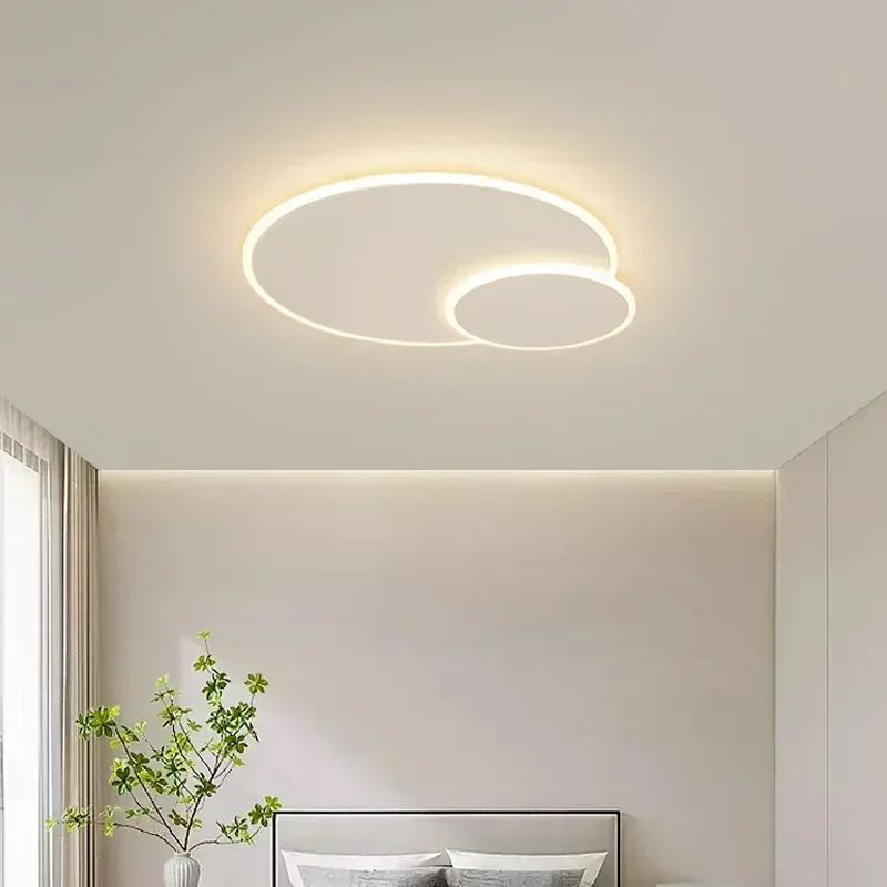 Plafonnier LED au design moderne, luminaire décoratif d'intérieur, idéal pour un salon, une salle d'étude, une cuisine ou une chambre à coucher