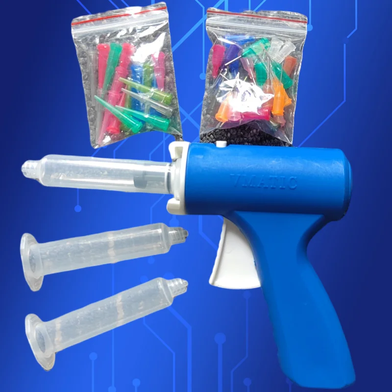 ‌10cc Manual Syringe Dispenser Gun | Industrial Glue Applicator with Anti-Drip Valve Free Shipping & Bulk Order‌