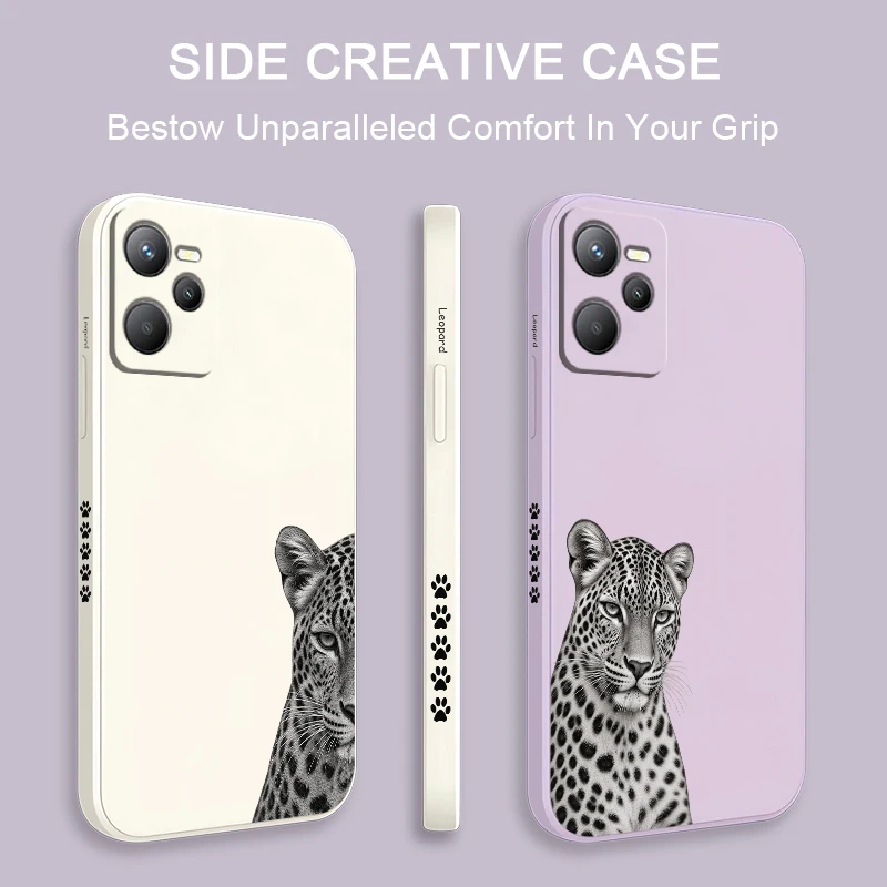 Cat Design Case For OPPO Realme C100i C85 Pro C75 C71 C67 C65 C63 C55 C53 C51S C35 C25Y C17 C11 Soft TPU Anti Scratch Cover Capa
