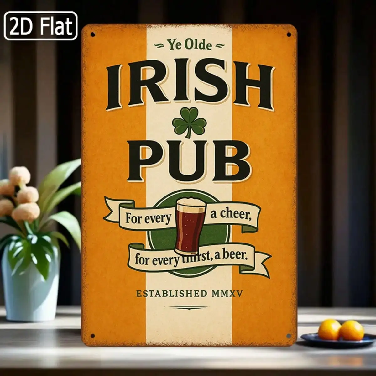 1PC Tin Sign Ye Old… - image