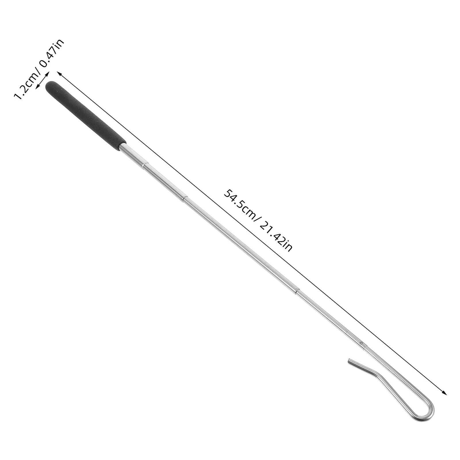 2 Stück Edelstahl Puppenarm Steuerstangen Handpuppen Griffe Metallstab Zubehör für präzise Puppenmanipulation
