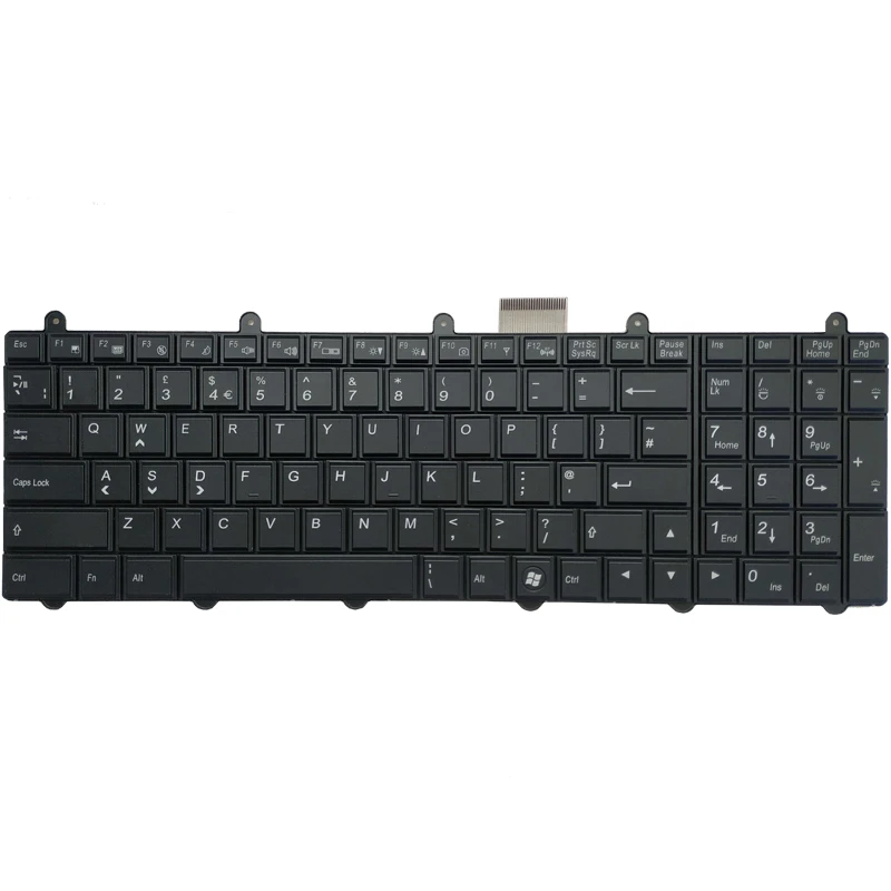 New UK laptop Backlit Keyboard For Clevo P150EM P170EM P370EM P570WM P170sm P150sm P370sm P375SM P270WM Black