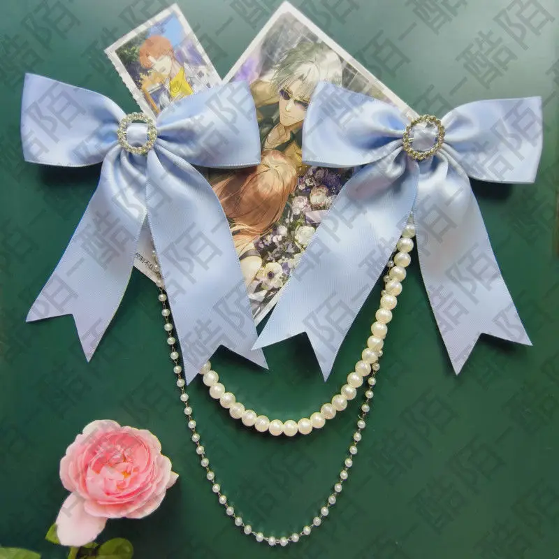 

Оригинальная кружевная сумка Ita ручной работы с украшением бантом, аксессуары для подвесок «сделай сам», цепочка для сумки, аксессуары в стиле Лолиты, подвески для сумки с бантом