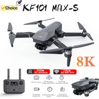 New KF101/KF108 HD dual-camera drone 360° omni-directional obstacle avoidance FPV flyer GPS optical flow helicopter RC kid's toy