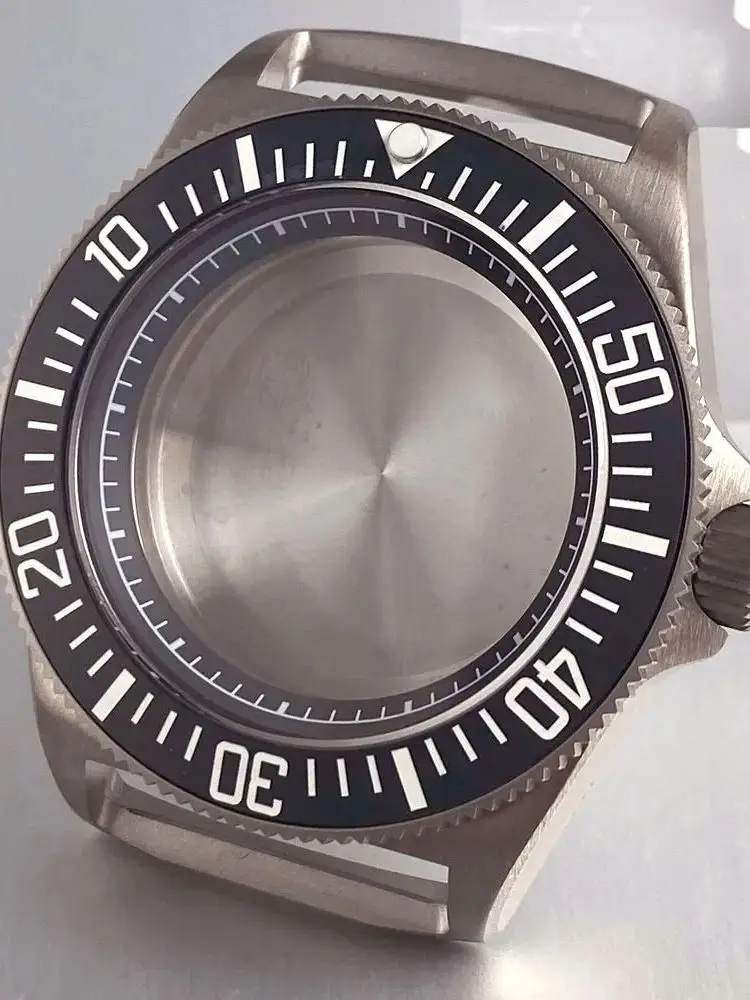 Boîtier de montre tactique grenouille en titane, 42mm, saphir NH35, mouvement automatique, étanche 20 bars, pour hommes, accessoires de montre