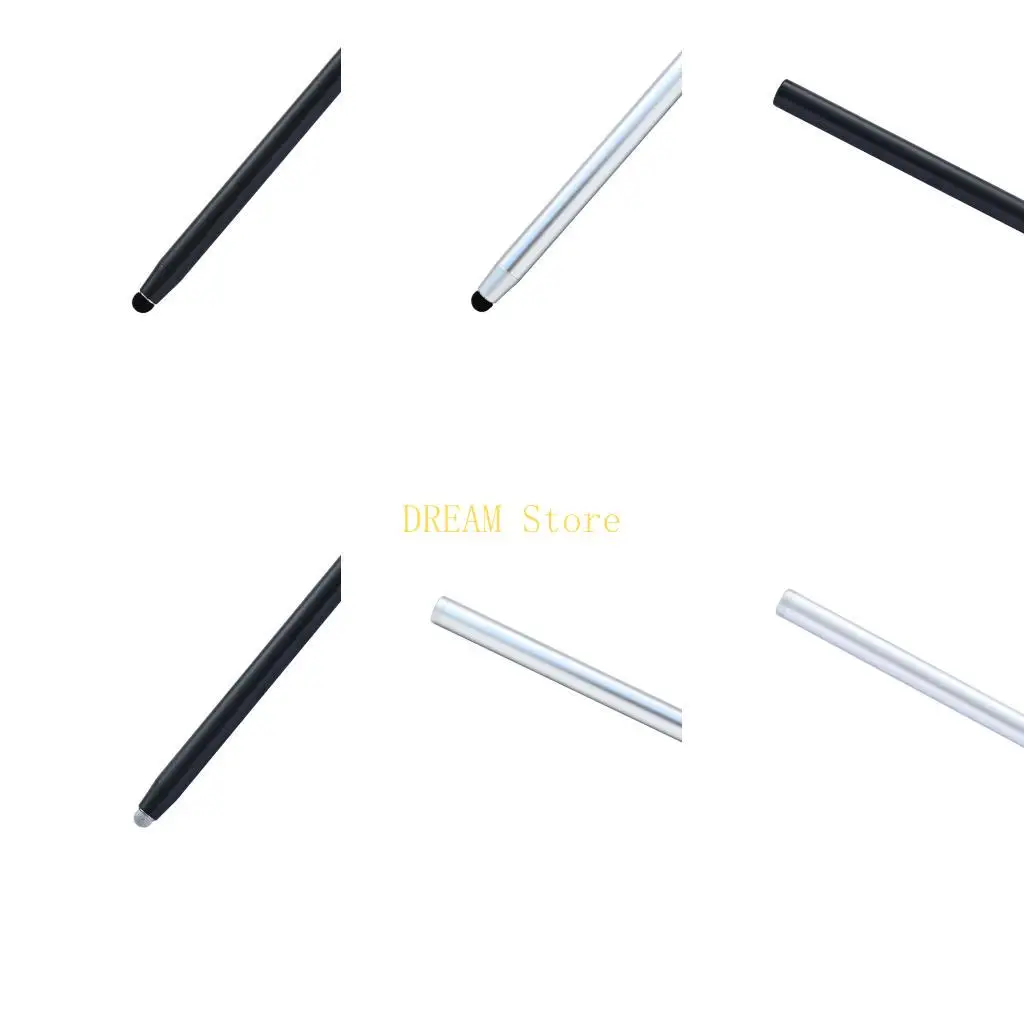Capacitive Screen Drawing and Writing Pen with Passive Operation, Gentle Contact Tip and Straight Metal Body for Study Use Best
