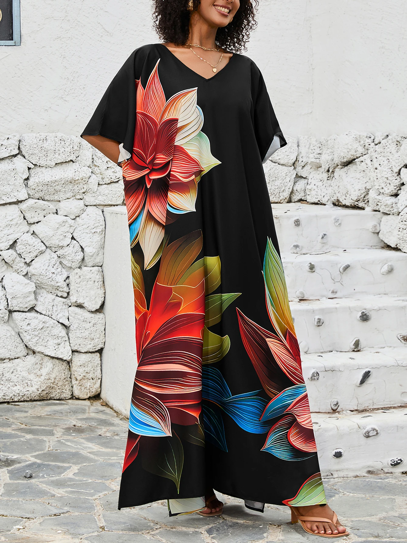 

Пляжный халат Long Beach, повседневное платье для отпуска, накидка для бикини и купальника