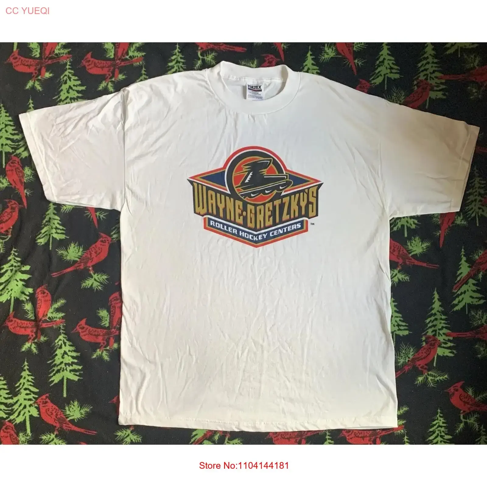 Rare Vintage Wayne Gretzky Roller Hockey Centers Promo T Shirt Sz Xl long or short sleeves vintage Washed Unisex graphic