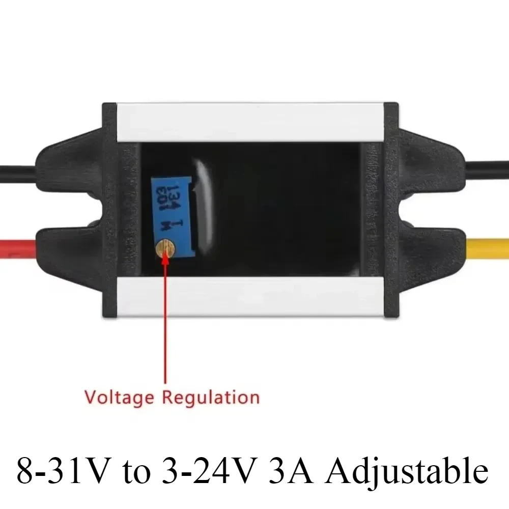 

8-22V to 3-15V 3A Adjustable Output Power Supply Transformer Step-Down Volt Module DC Buck Converter Voltage Regulator CE RoHS