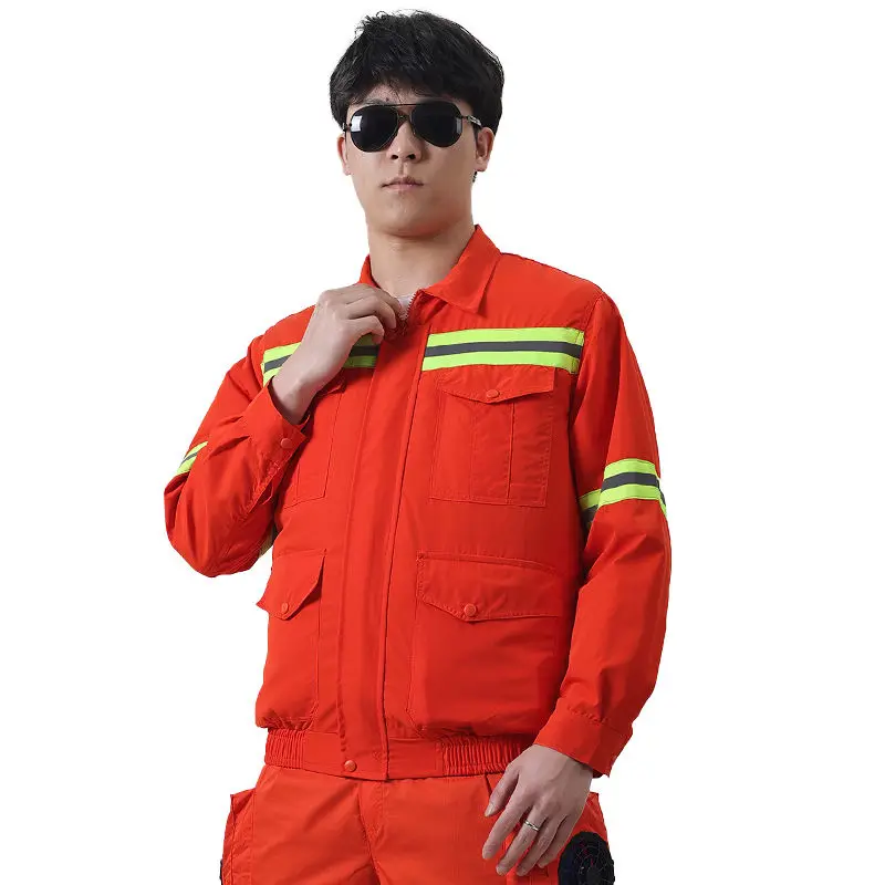 Summer Cooling Air Conditioning Clothing Reflective Strips Sanitation Heatstroke Prevention Outdoor  Work Clothes Uniforms