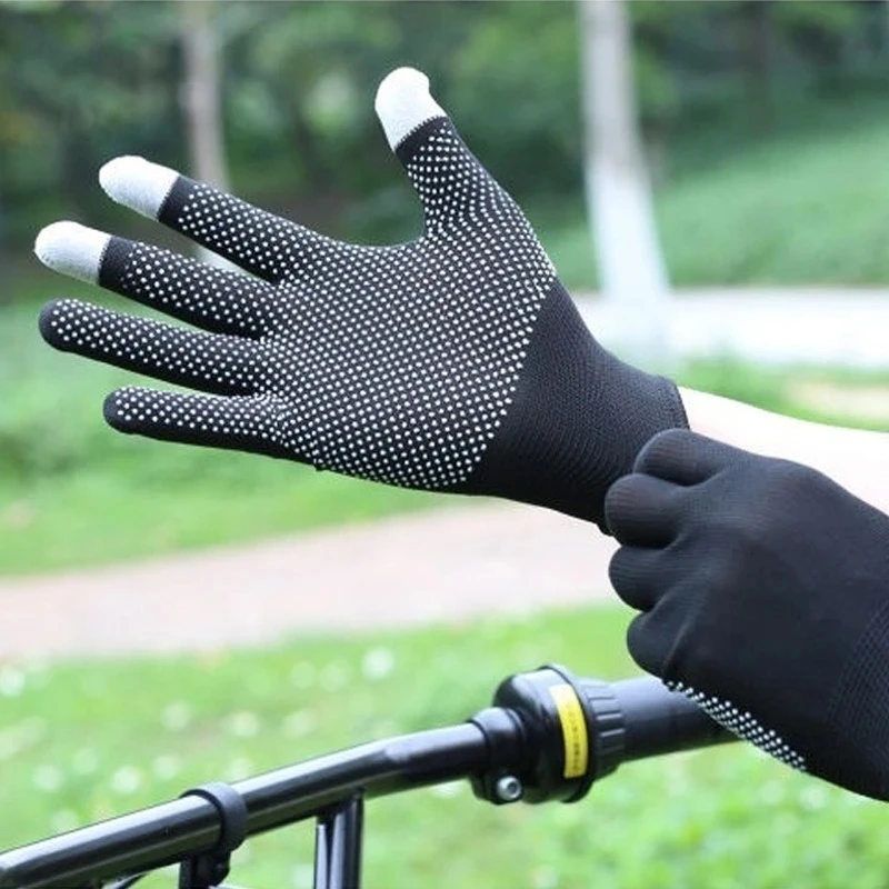 5 paia di guanti antiscivolo da equitazione per moto, ciclismo, sport, uomo, donna, guanti touchscreen leggeri e traspiranti per esterni