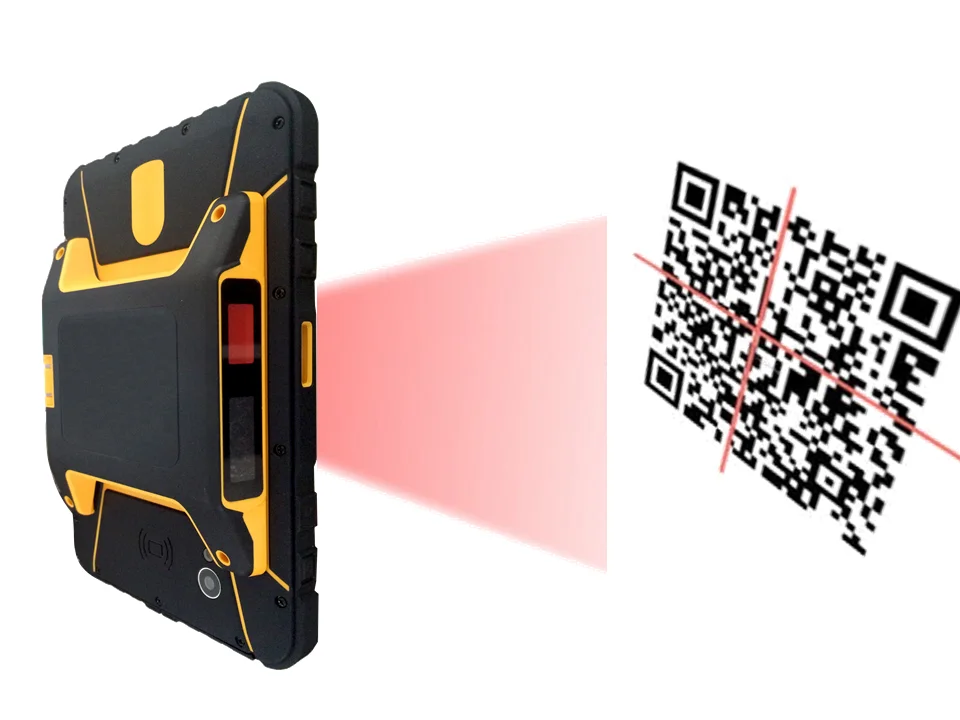 OEM Waterproof ip67 7 Inch 4G LTE BT4.2 4GB 64GB 7200mAh rugged tablet pc android 9 system NFC barcode scanner tablet