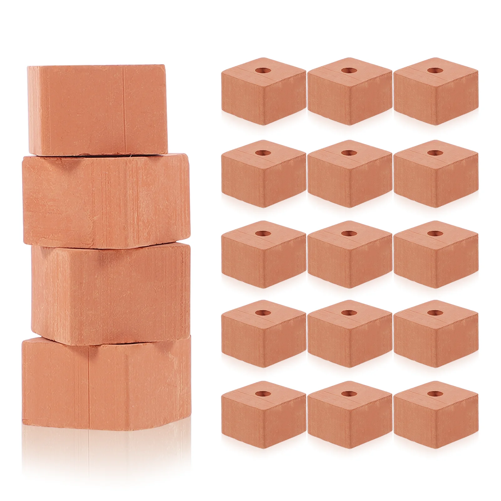 20 قطعة لتقوم بها بنفسك الطوب محاكاة الطوب الصغير لتخطيط طاولة الرمل المشهد الصغير ملحقات البناء بلاط سقف المنزل