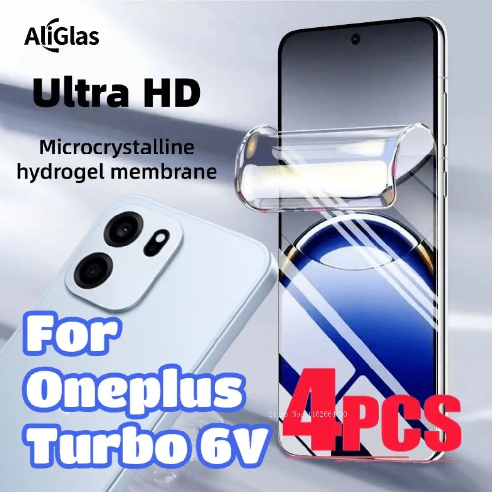 

Мягкая гидрогелевая пленка для Oneplus Turbo 6 V, ультрапрозрачная защитная пленка для экрана, подходит для Oneplus Turbo 6V, защитная пленка-наклейка, 4 шт.
