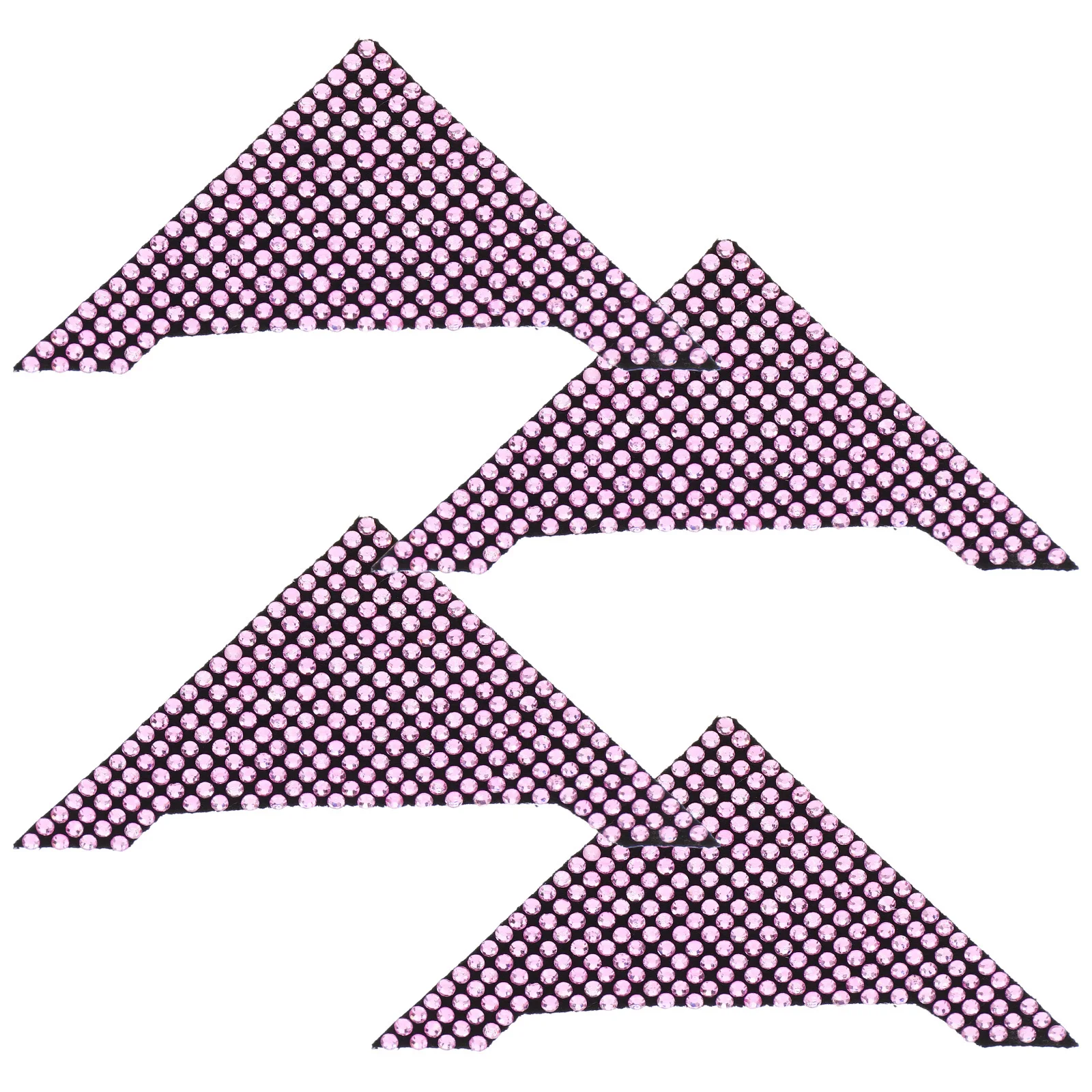 

4Pcs Car Door Anti-Collision Protector Rhinestone Embellished Scratch Universal Fit Exterior Accessories