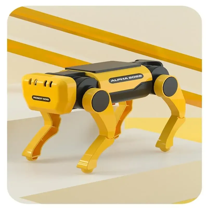 Xiaomi Mijia Solar Electric Mechanical Dog Cow Children Educational Assembly Tech Puzzle Toy Bionic Smart Robot Dog Toys