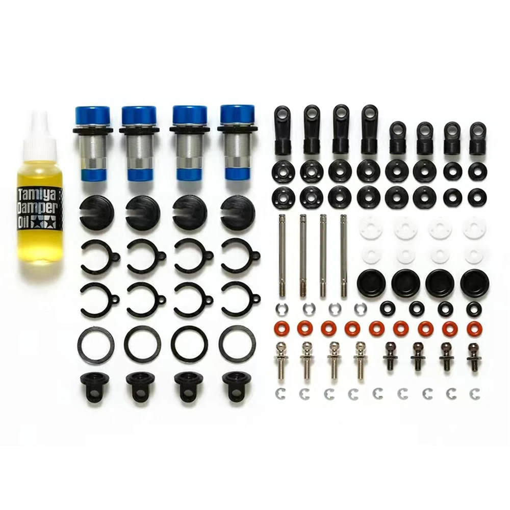 

1Set Aluminum Alloy Hydraulic Shock Absorber No. 400 Shock Oil For Tamiya RC Car GF-01/G6-01/WR-02/XV-01 Long Shock Absorber