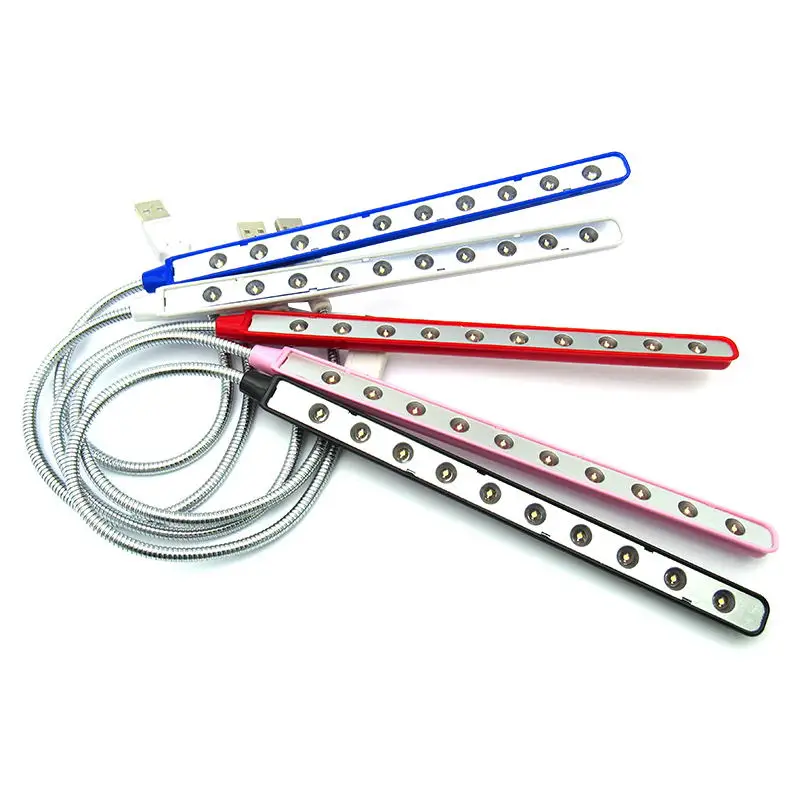 1 pz USB LED Light Lamp Notebook colore perfetto Strong Light Computer Eye Protection Light Usb Light Metal 10 Light