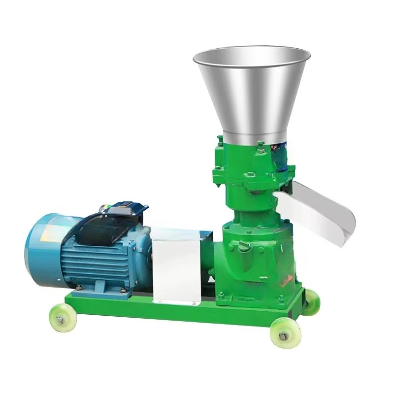 

Mini Poultry Fish Animal Chicken Pig Food Feed, Grain Crusher Pelletizer, Maker
