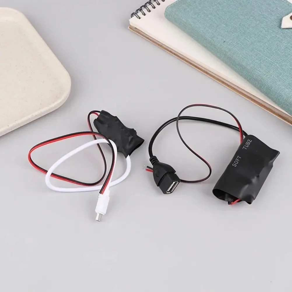 

For Wireless Cameras Household Power Supply Wireless Camera Adapter Remote Monitoring Red And Black Line Length 30 Cm