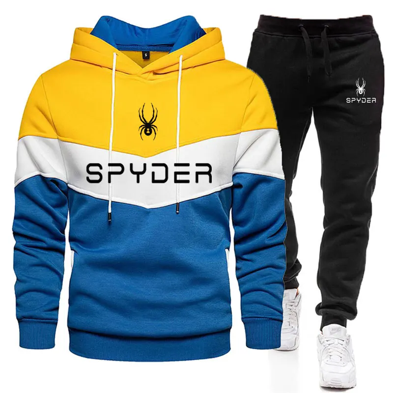 Men\'s Clothing Casual Sweatshirt Suit Sweatshirts for Men Daily Tricolor Hoodies Hot High Quality 2024 Sports Tracksuit Jogging