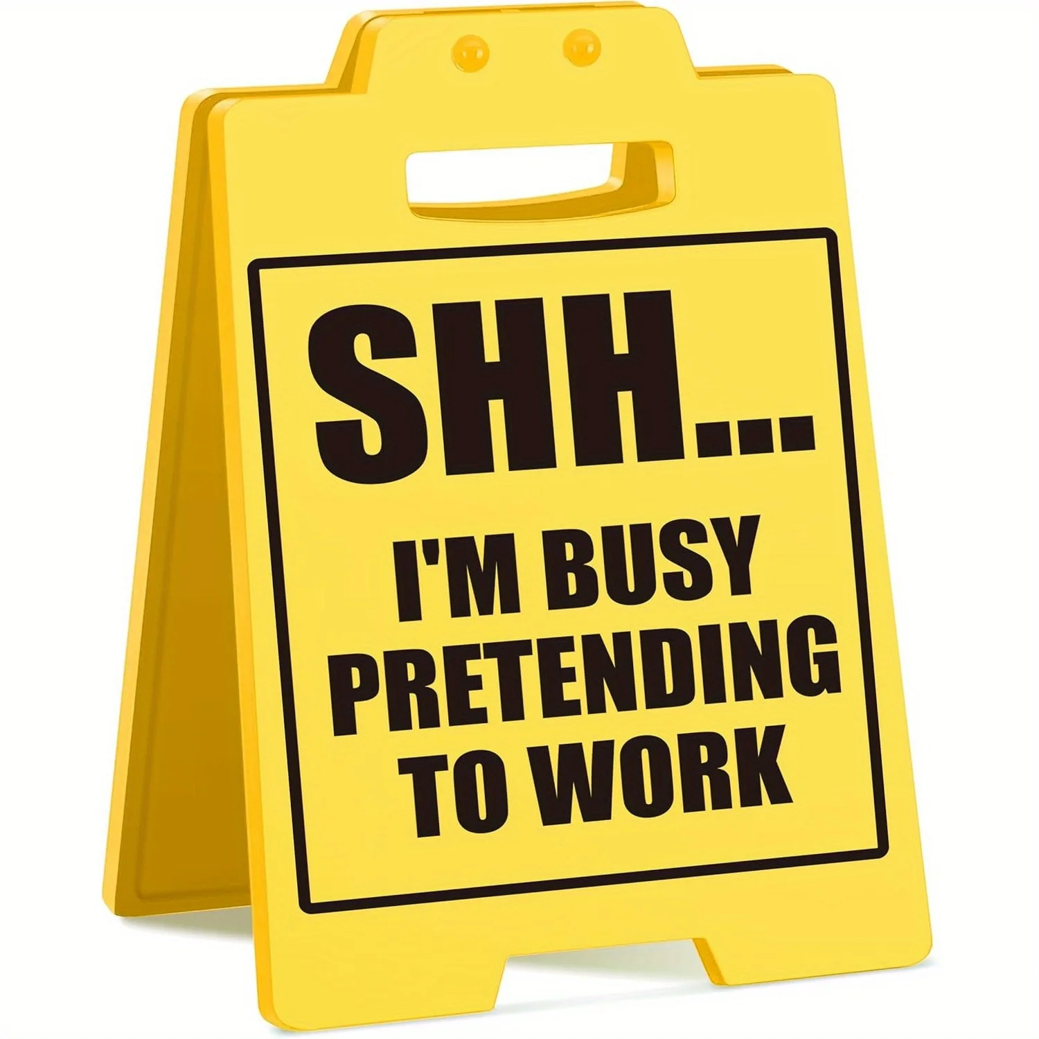 Funny Office Desk Sign - Out to Lunch Be Right Back in Minutes, Gag Fun Gift for Coworker Teammate Employee Boss, Office Desk Si