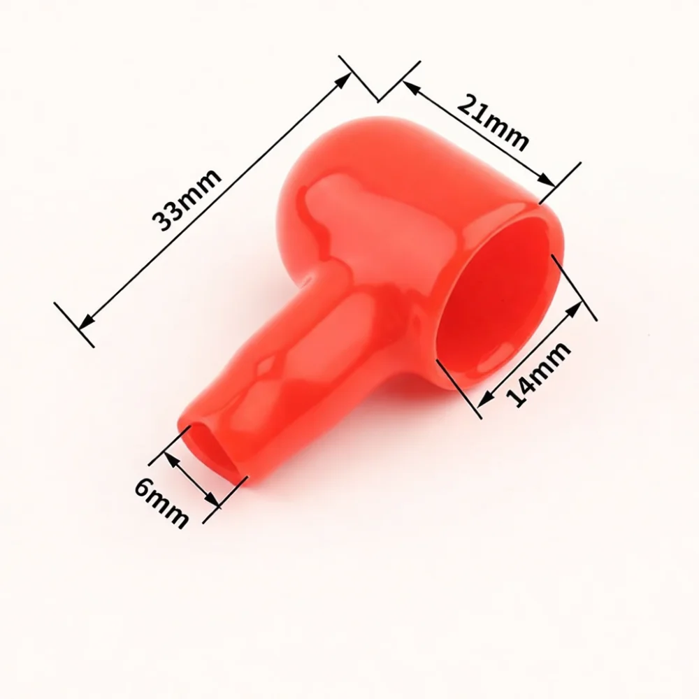 Flame Retardant Battery Terminal Cap PVC Sleeve For Automotive Battery Post Connector Safety Insulation Guard