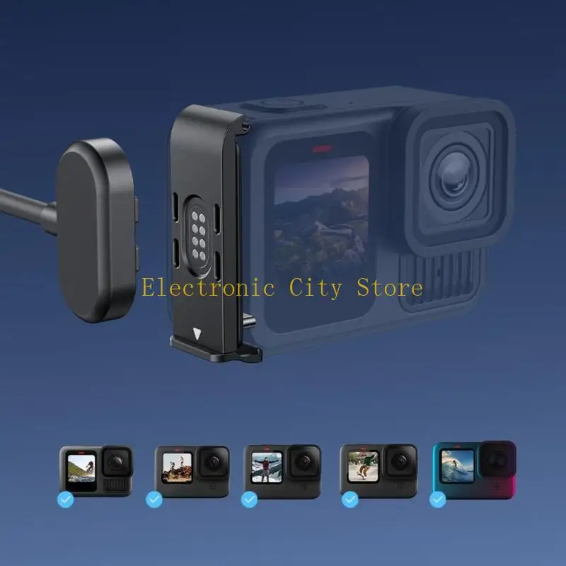 USB C Power Cable For 13/12/11/10/9 Action Camera Secure HU8D