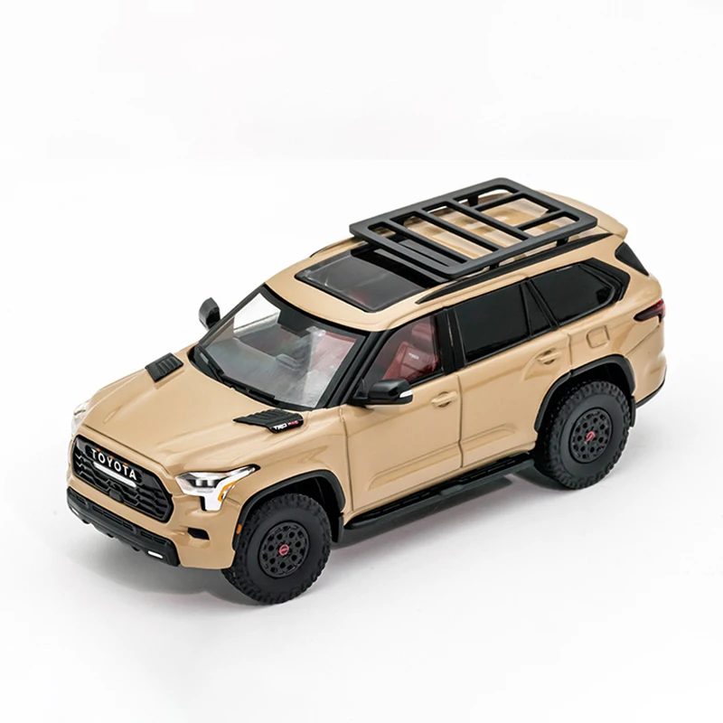 GCD 1:64 Scale Diecast Alloy Toyota Sequoia XK80 TRD Pro Toys Cars Model Classics Nostalgia Adult Gifts Souvenir Static Display