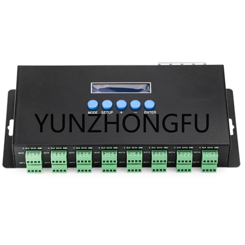 

BC216 Digital Strip Controller DC5-24V Ethernet protocol ArtNet to SPI/DMX Signal DMX Controller